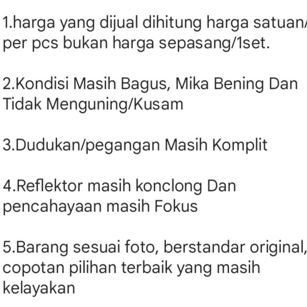 HEAD LAMP MAZDA 2 2011