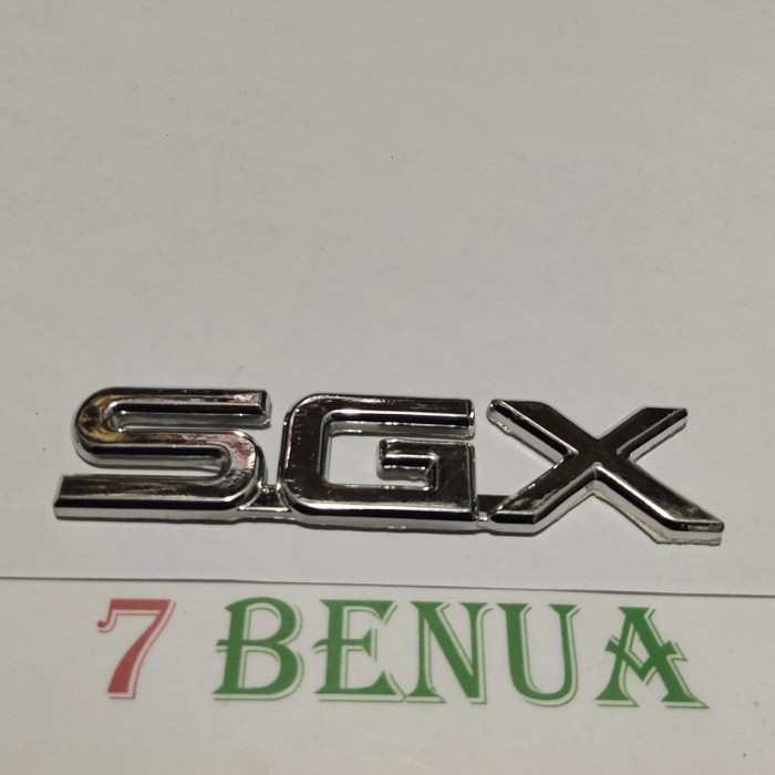 EMBLEM BELAKANG TOYOTA KIJANG KAPSUL SGX CHROME TAHUN 1997 UP