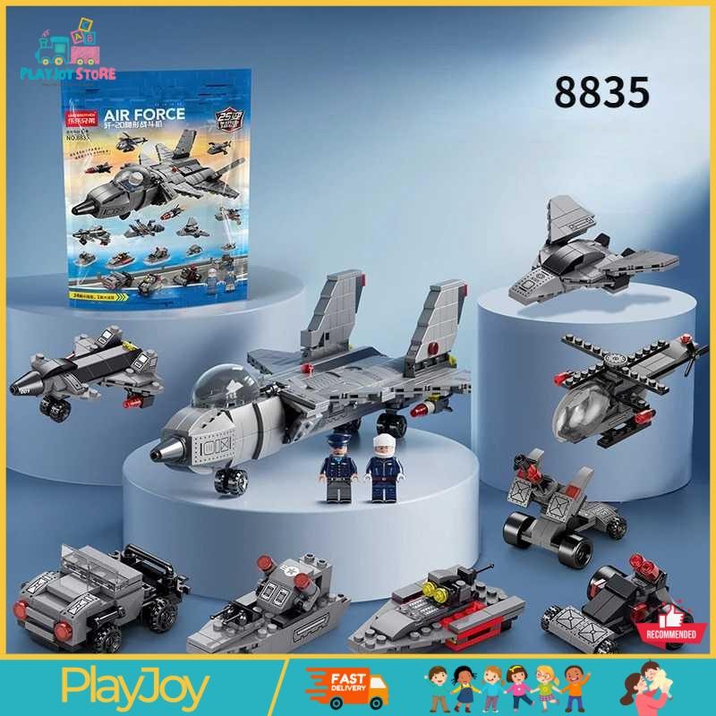 Mainan Pesawat Jet Tempur Lego 510 Blocks - 8835