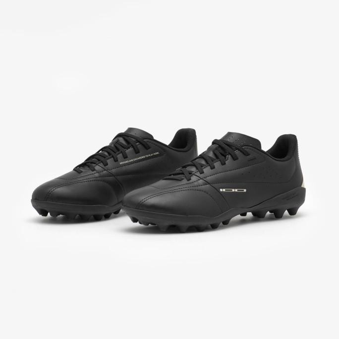 Decathlon Kipsta Sepatu Sepak Bola 100 MG - Hitam - 8808623