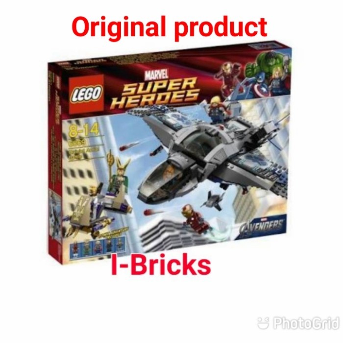 lego 6869 Quinjet aerial battle