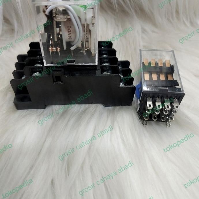 RELAY ORIGINAL MY4/MY4N 14KAKI 12VDC 5A/RELAY MY4/RELAY MY4N TERBARU