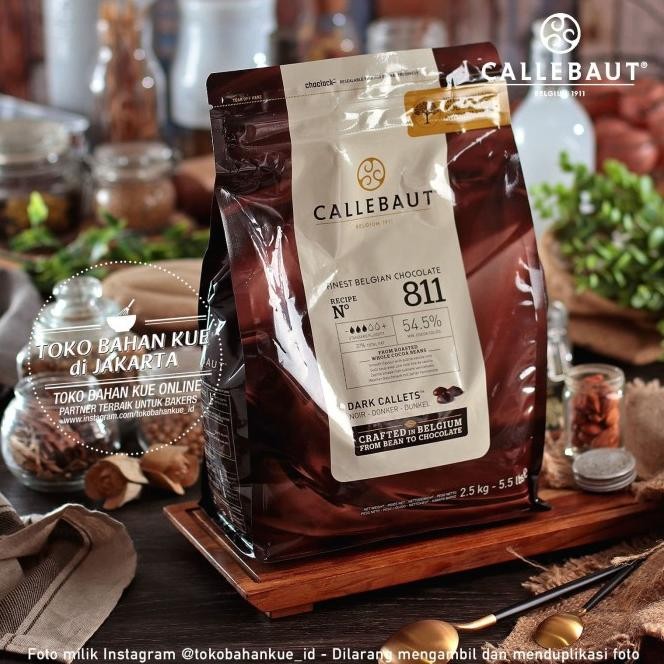 

Callebaut 811 Nv 500Gr Dark Chocolate 54,5% Couverture Coklat Baking Terbaru