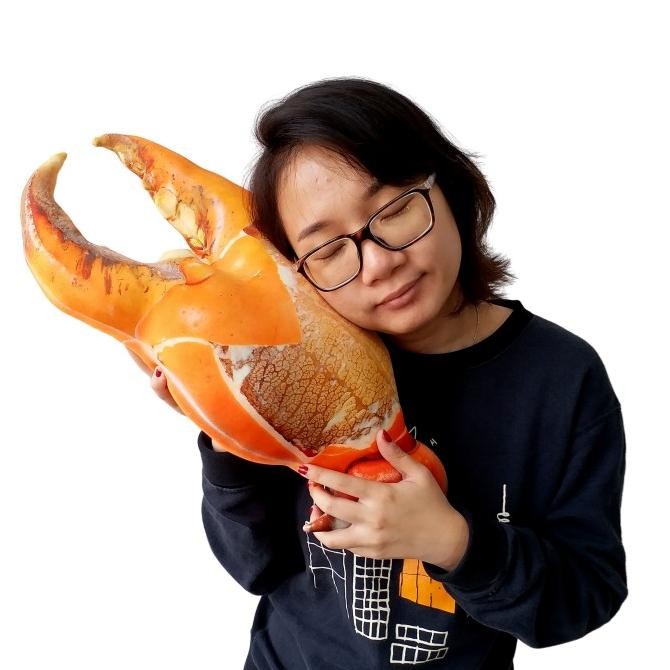 Boneka Capit Kepiting King Crab Besar