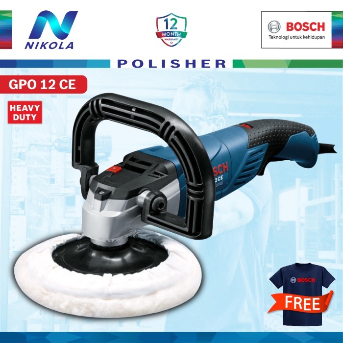 GPO 12 CE BOSCH Polisher / Pemoles 7" GPO12 CE