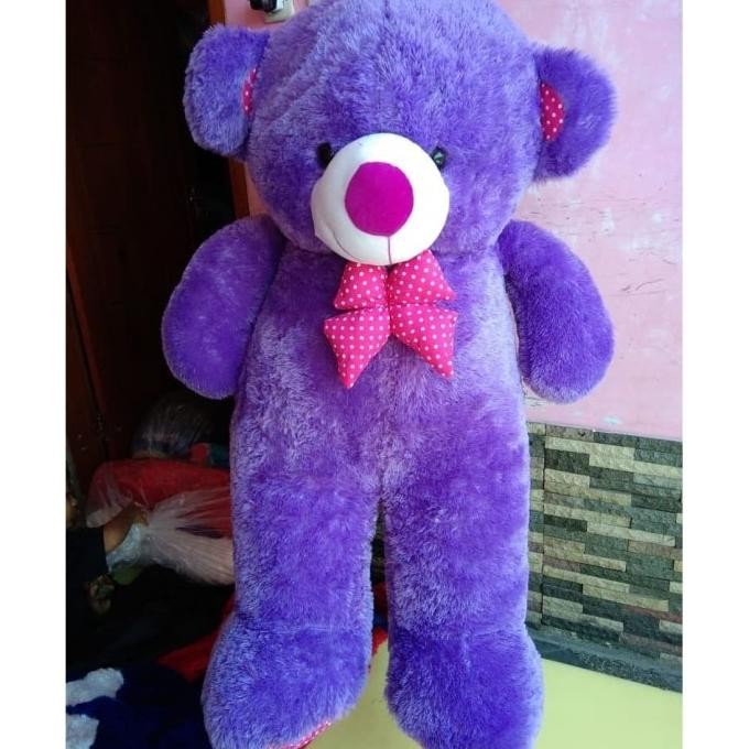 Boneka Teddybear Jumbo Ungu