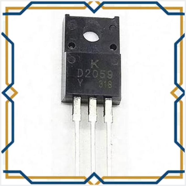 [STA55] D2059 K KTD2059-Y D2059-Y 2SD2059 TRANSISTOR NPN 5A 100V TO-220F 2059