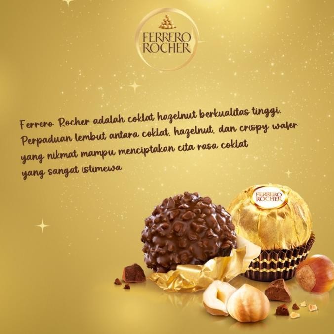 

CR - Ferrero Rocher Premium Chocolate Isi 3pcs - 1 Box TERLARIS