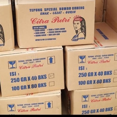 

Tepung Putri Serbaguna@250Gram (1Dus Isi 40Bks) Terlaris
