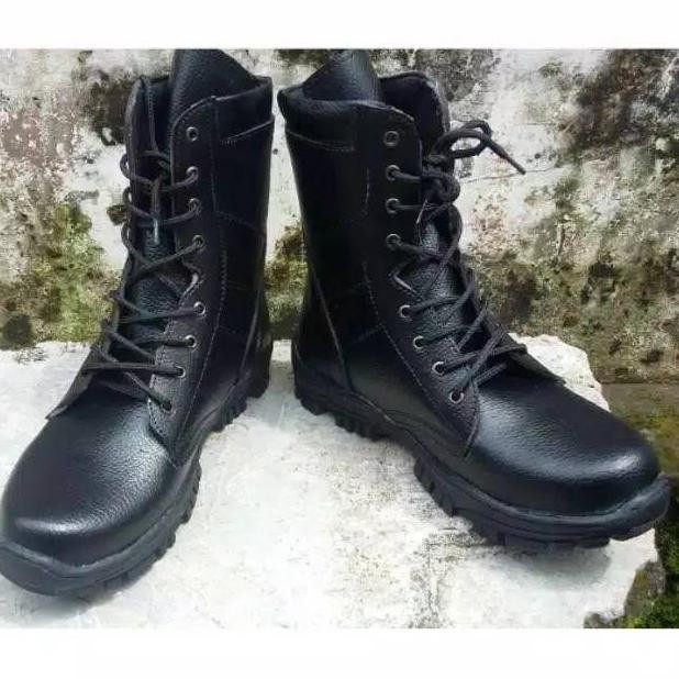 Sepatu Polisi Pdl Pdh Satpam Satpol Pp Security Tni Saptam Lapangan Panjang Sol Pria Keren