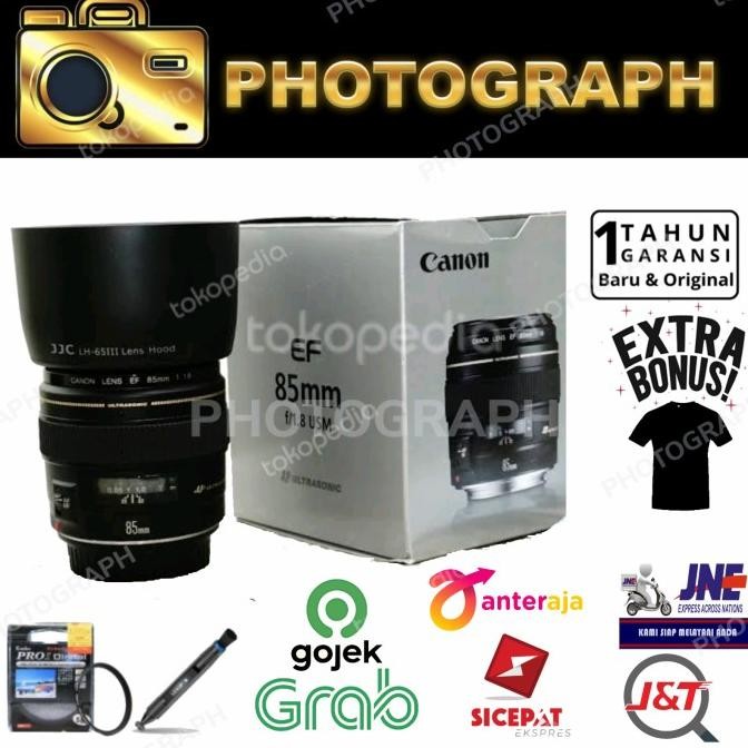 Lensa Canon Ef 85Mm F1.8 Usm/Canon Ef 85Mm Original