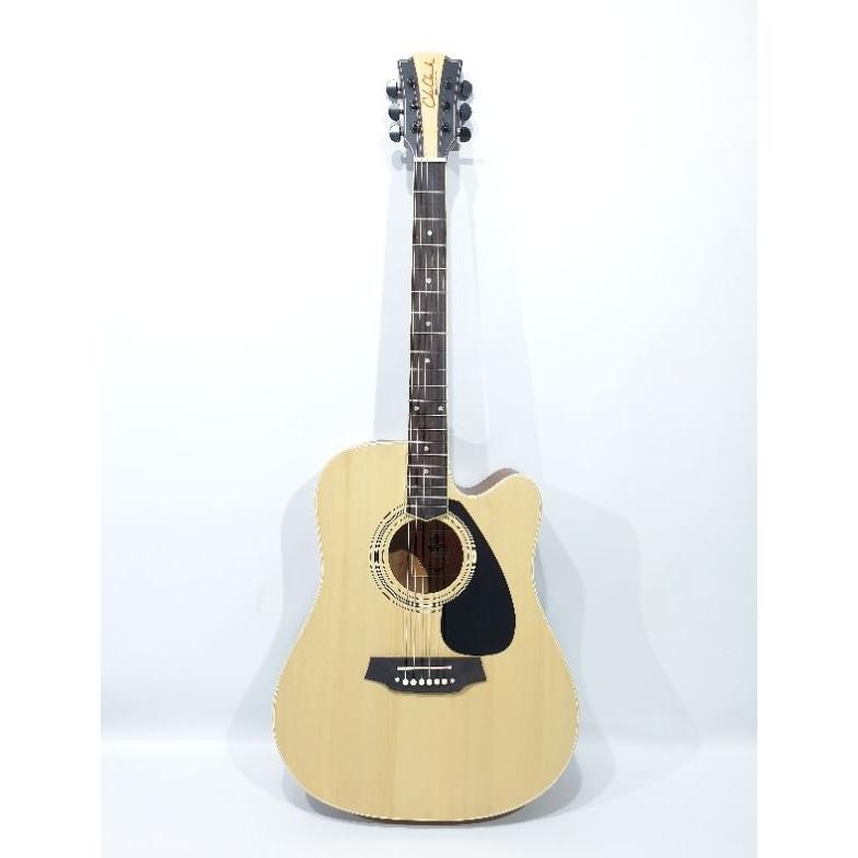 Gi Akustik Merk Cole Clark Warna Natural Jumbo Spruce Trusrod Senar String Jakarta Murah