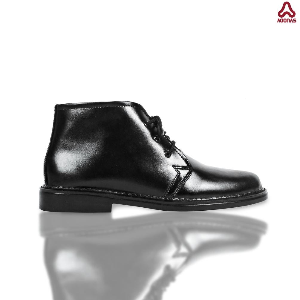 Sepatu Polisi Pdl Pdh Satpam Satpol Pp Agonas Oxford Psilos Pria Keren