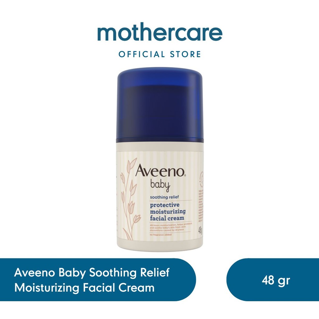 Aveeno® Baby Soothing Relief Moisturizing Facial Cream 48gr - Krim Wajah Bayi 48gr