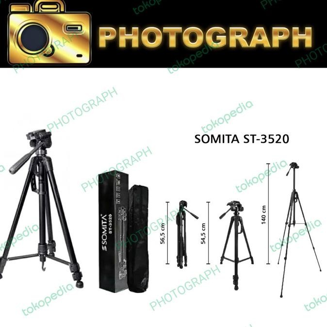 Tripod Excell Promoss Black Camera / Tripod Camer / Excell Promoss / Original