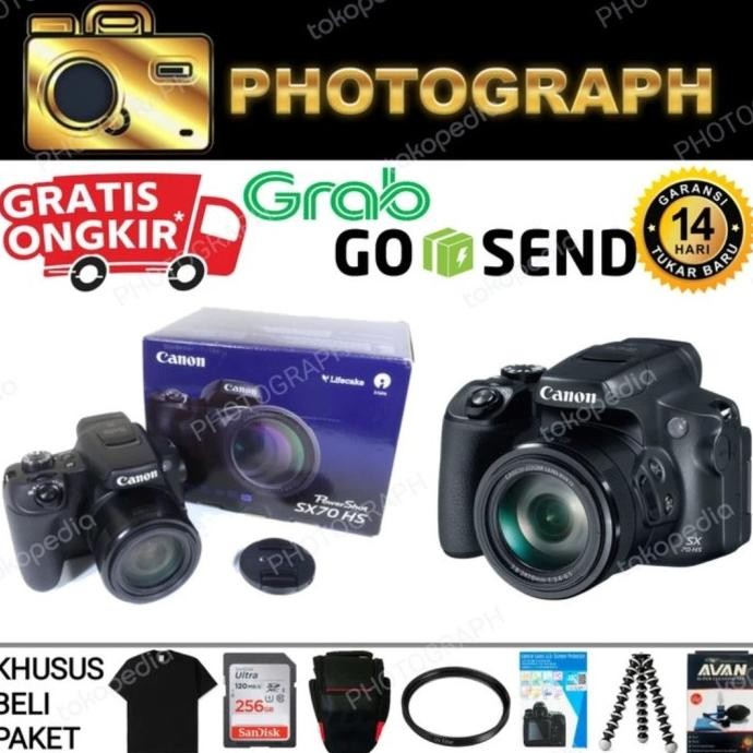 Canon Powershot Sx70 Hs / Kamera Pocket Sx70 Hs / Kamera Canon / Resmi Original