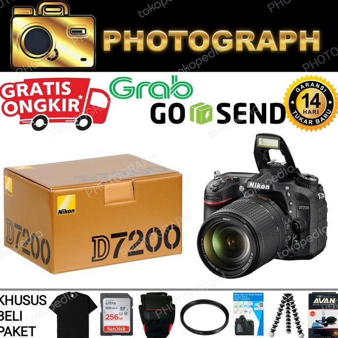 Nikon D7200 Kit 18-140Mm Vr / Nikon D7200 Kit / Nikon D7200 Kit 18-140 Original