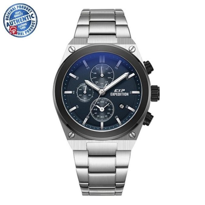 JAM TANGAN PRIA EXP EXPEDITION E6850 E 6850 MCBTBBU DIAL BLUE