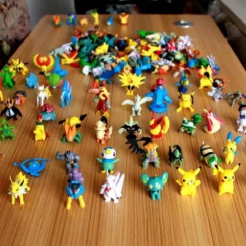FIGUR SET Pokemon Action Figure 24pcs Random Murah - Pokemon Figure