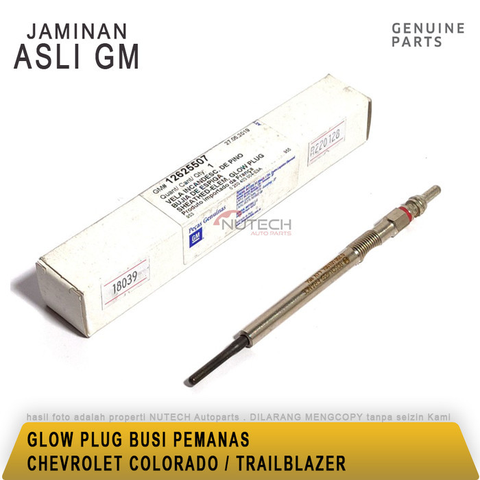 GLOW PLUG BUSI PEMANAS CHERVOLET COLORADO TRAILBLAZER ORI GM
