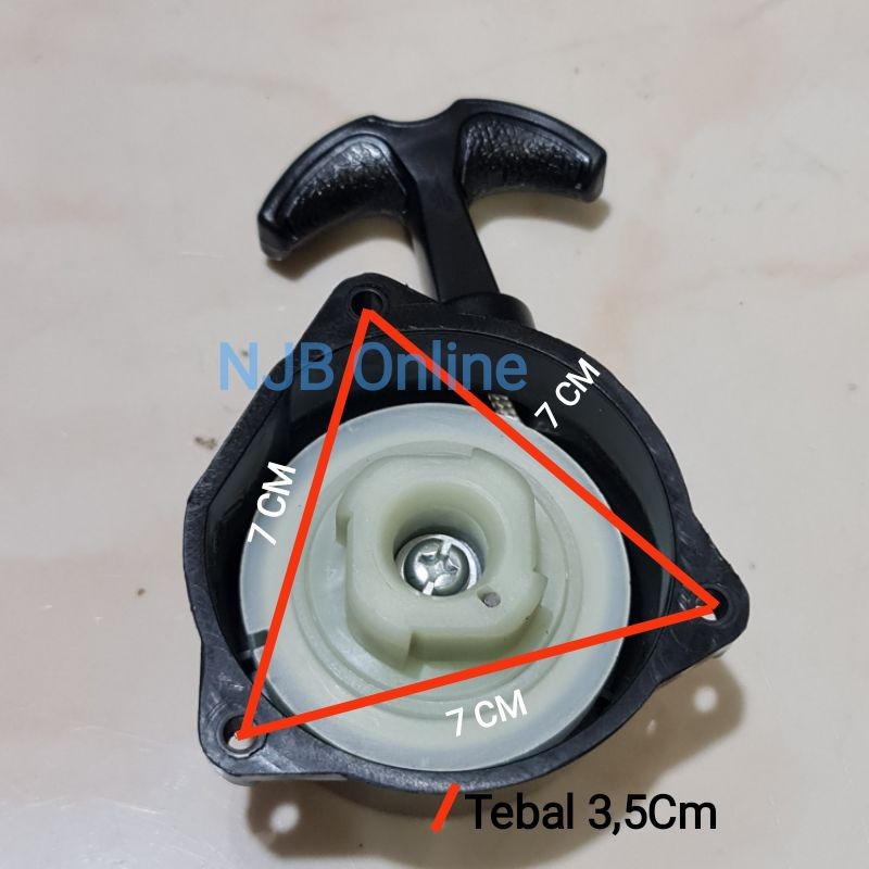 Recoil Starter Kap Engkol New Easy Start Mesin potong rumput TANIKA 338