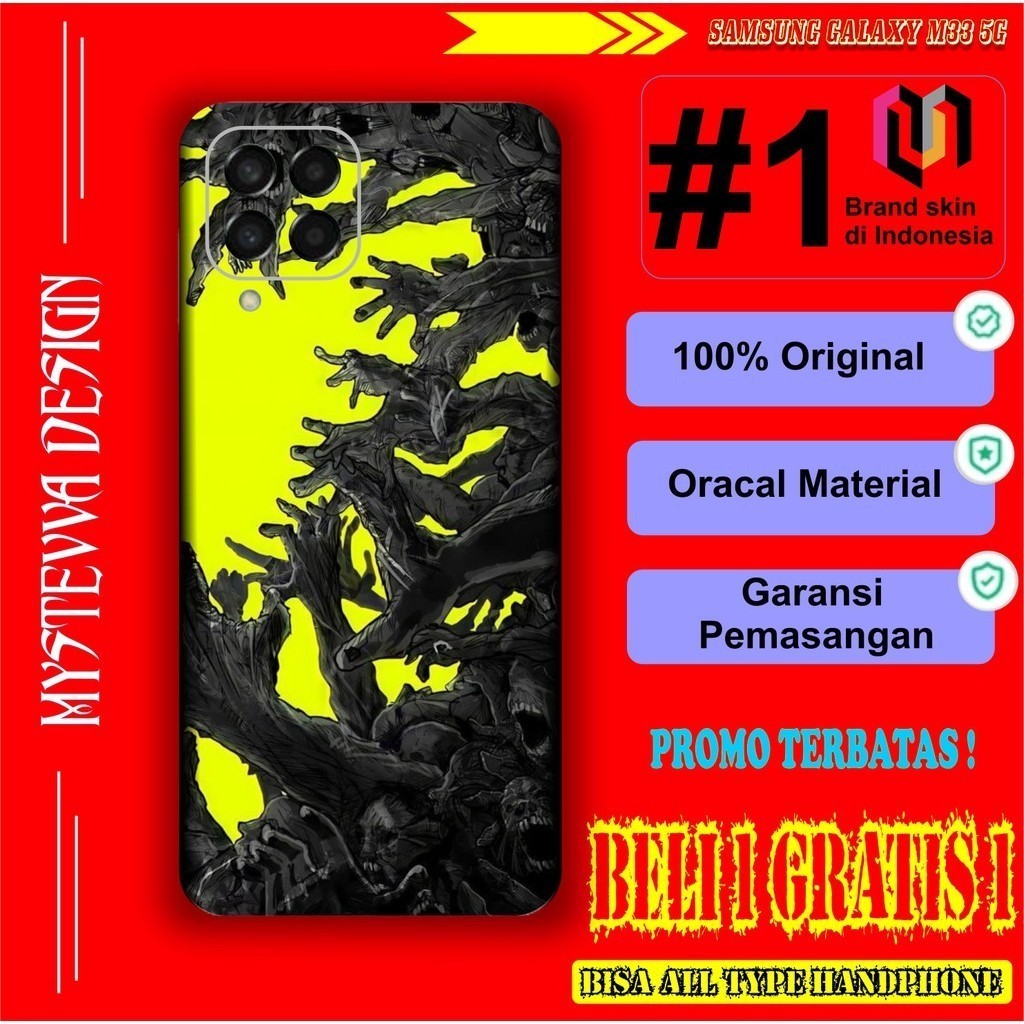 

Wrap* Samsung M33 5g Wrap Skin Stiker Garksin CUSTOM Gratis (2pcs)