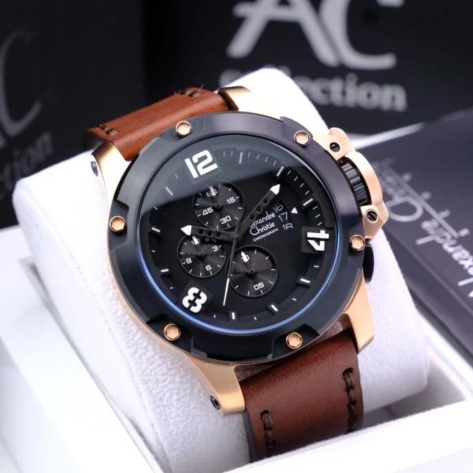 ALEXANDRE CHRISTIE AC6295 MC / AC 6295 MC ROSEGOLD BLACK