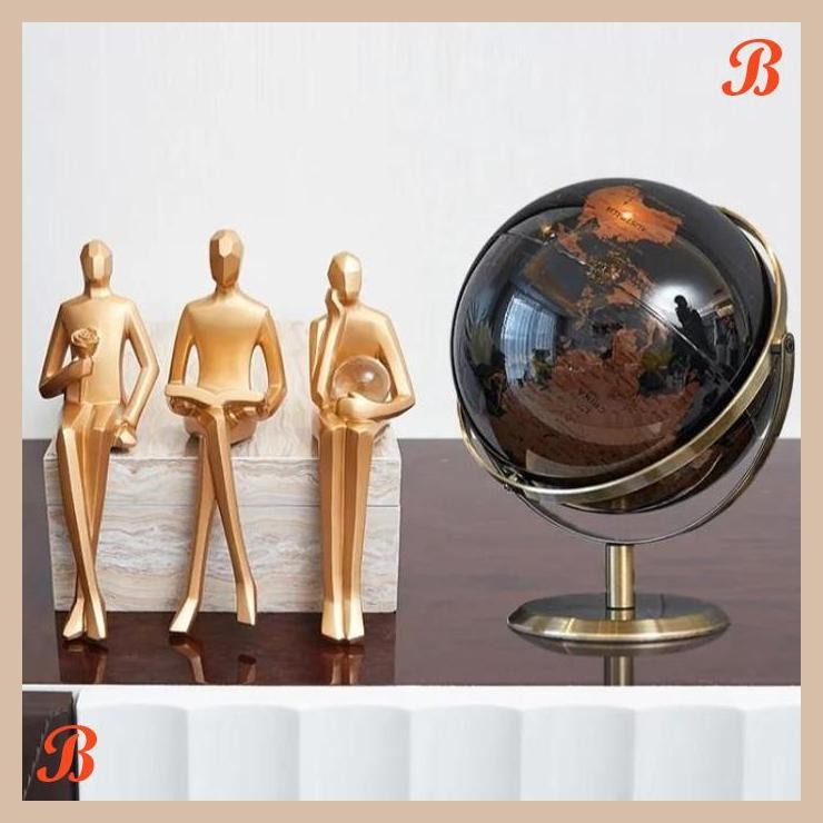 

| EB | DEKORASI ORNAMEN GLOBE PETA DUNIA / MODERN REPLOGE GLOBE EB HOME 2400