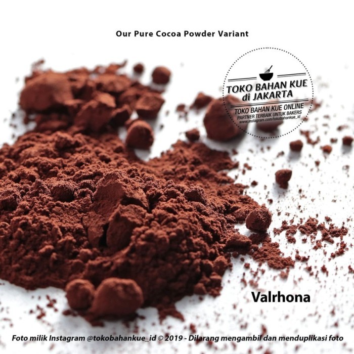 

Valrhona - Pure Cocoa Powder 500gr Coklat Bubuk Cacao Powder Kakao