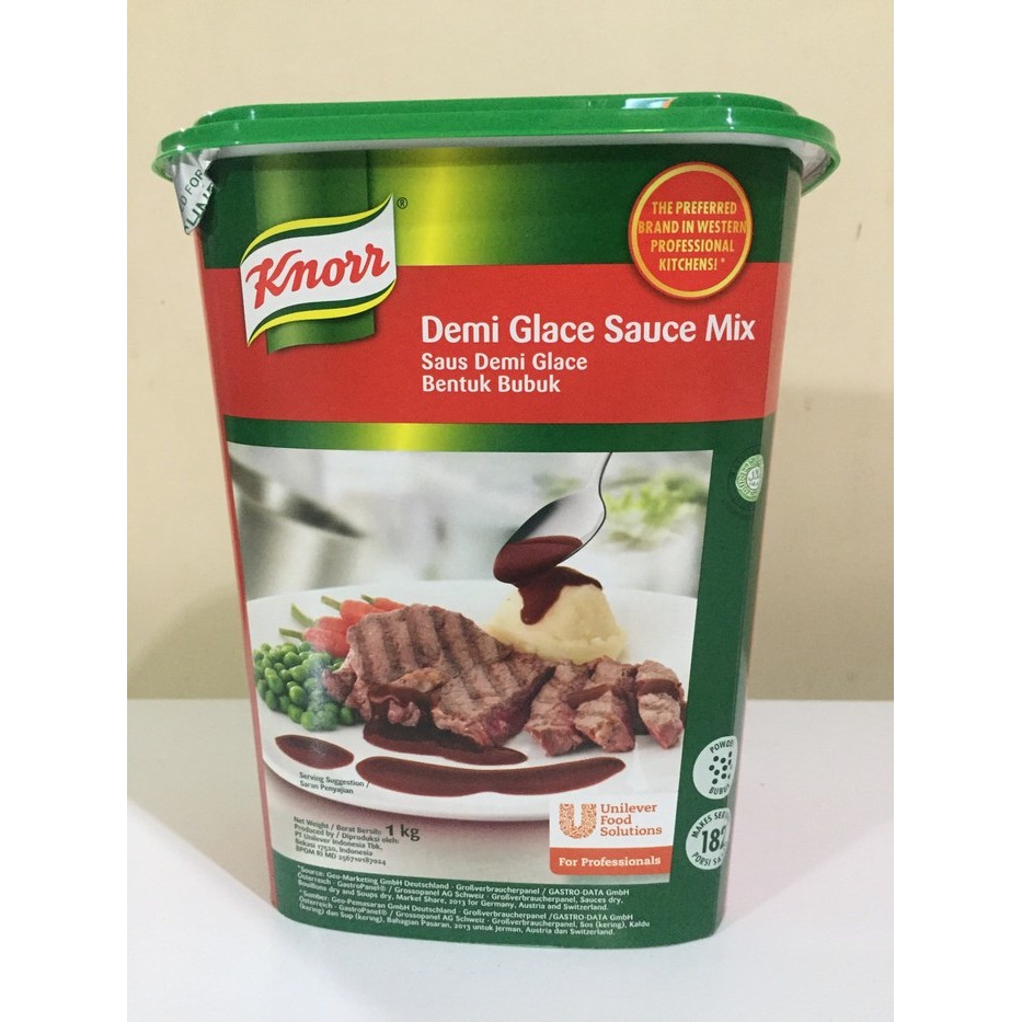 

Dijual Knorr Demiglace Sauce Mix 1Kg