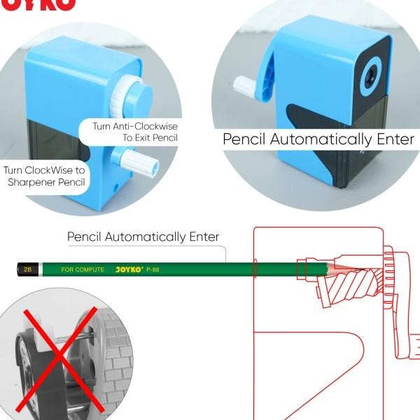 

Sharer / Rautan / Serutan Putar Joyko A-147