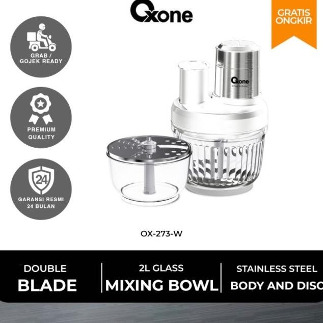 Oxone OX-273 Chopper Multifungsi Pengolah Makanan