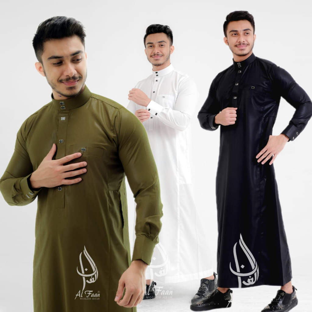 Jubah Cowok Terbaru 2025 Kokoh Jubah Import Modern Buju Jubba Polos Gamis Pria Modern Koko Panjang G