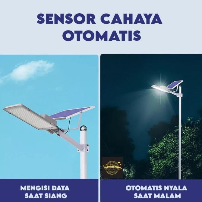 TERMURAH - LAMPU JALAN SOLAR PANEL SURYA / LAMPU OUTDOOR / LAMPU TENAGA SURYA