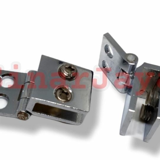 Engsel Jepit Kaca Kayu Ke Kaca