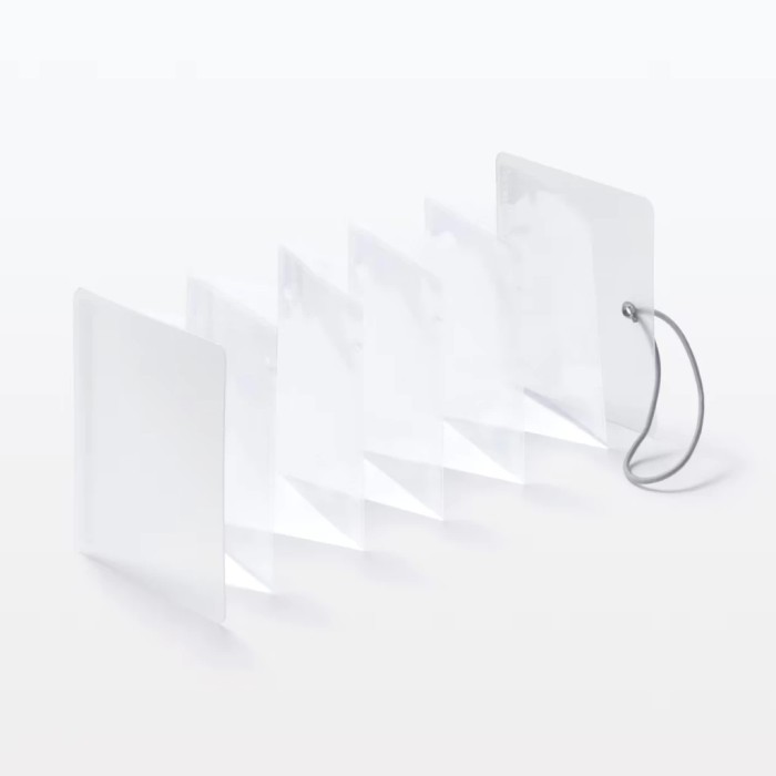 

Muji Quickly Opened Photocard / Postcard File Standing / Flatlay Album PC / Album Foto Accordion