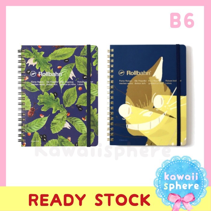 

Rollbahn Ghibli Limited Edition Size B6 Grid Paper Delfonics Rollbahn Diary Studio Ghibli Totoro /