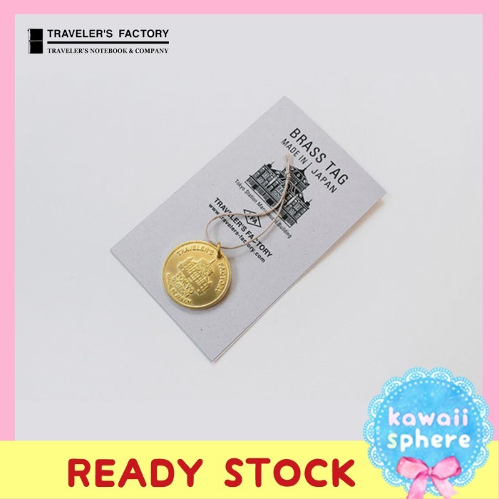 

Traveler's Notebook Tokyo Station Limited Edition Brass Tag Tokyo Marunouchi Building Travelers