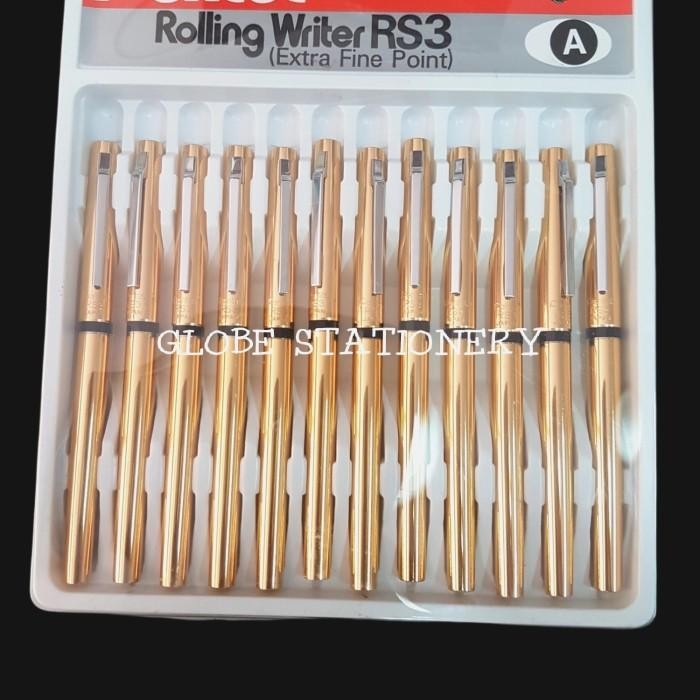 

Original Pen Pentel Rs-3 Japan (Slongsong Gold Dan Silver Grafiran Or)