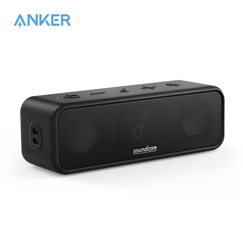 ANKER ＆ Soundcore 3 A3117 Speaker Bluetooth dengan Suara Stereo, Waktu Putar 24 Jam, Tahan Air IPX7,