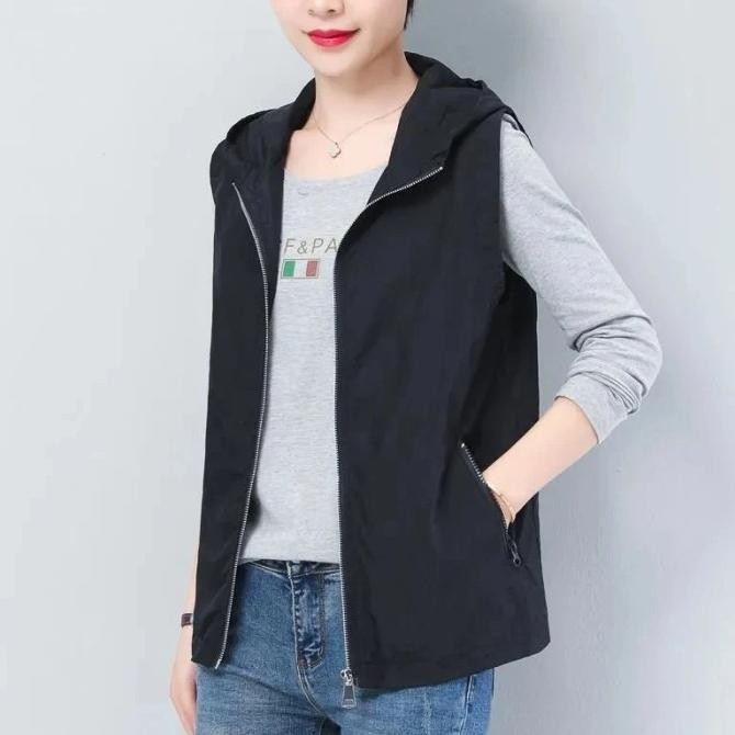 JAKET ROMPI BERTOPI TREND WANITA KEKINIAN / ROMPI WANITA MODEL TERBARU H FS