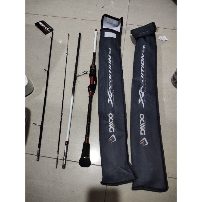 Joran sambung 4 Daido Xpedition 664 198cm Joran carbon sambung 4