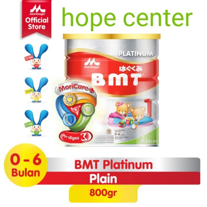 BMT Platinum 800 gram susu Morinaga tahap1 0-6 bulan kaleng 800g