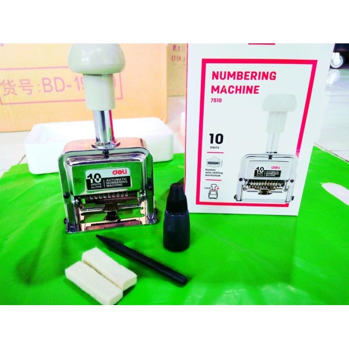 

Stempel Automatic Numbering machine 10 digit Deli 7510