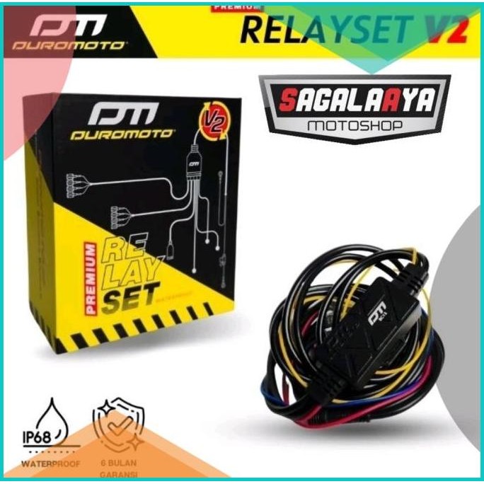 RELAY SET DUROMOTO DM ORIGINAL FOR M1 X1 M3 M5 M6 Lampu sorot touring