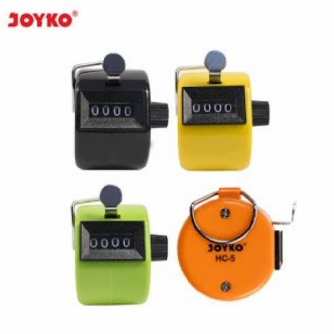 

TERSEDIA HAND TALLY COUNTER JOYKO HC-5 ALAT HITUNG CEPAT ZIKIR MANUAL 4 DIGITS