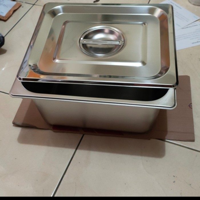 wajan penggorengan kotak / wajan kentang goreng/chicken + tutup