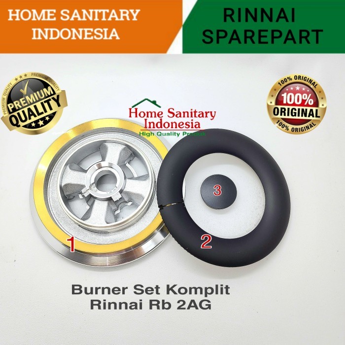 Burner Kompor Gas Rinnai Rb 2AG /2AS kompor gas Tanam Original