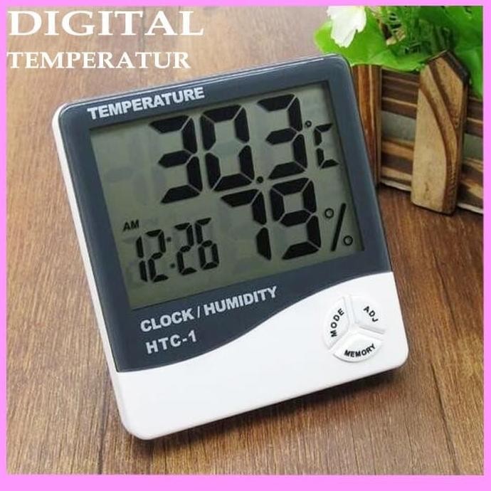 

TERSEDIA TERMOMETER HTC1 HYGROMETER KELEMBABAN SUHU / TEMPERATURE DIGITAL