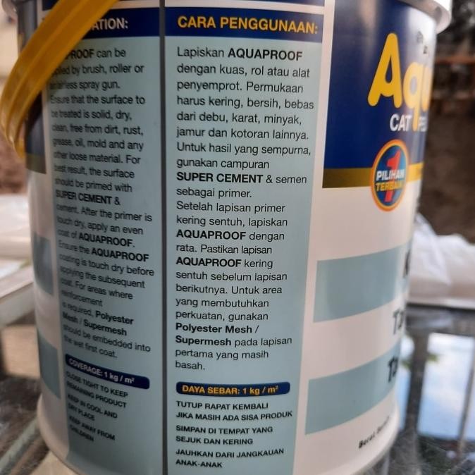 Aquaproof Cat pelapis anti bocor 5kg (Warna)